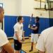 Skyline players smile during an indoor practice on Wednesday, April 24. Daniel Brenner I AnnArbor.com